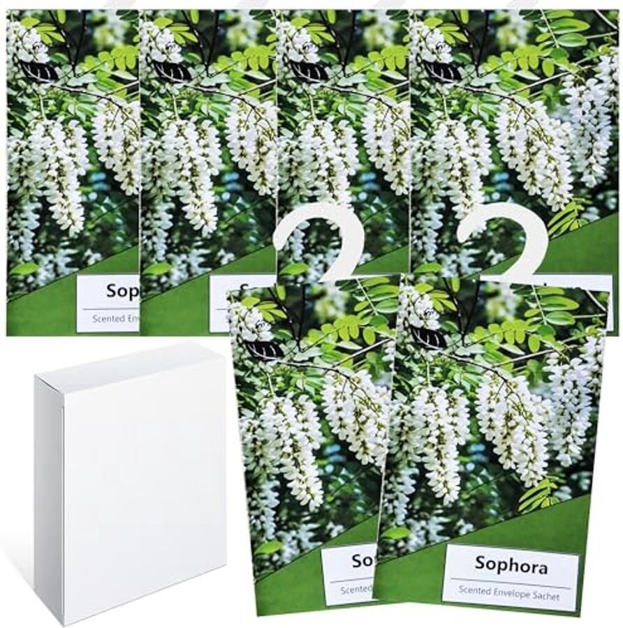 6 Wasgeur Zakjes Natuurlijke Geur Verfrisser voor Kledingkast en Kast