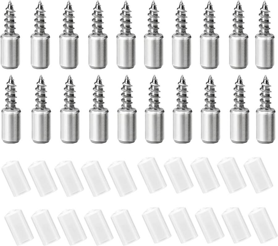 60 Stuks Shelf Support Shelf Holder Glasplanken met Antislip Cover Pegs voor Planken Hout Boekenkast Kast Planken