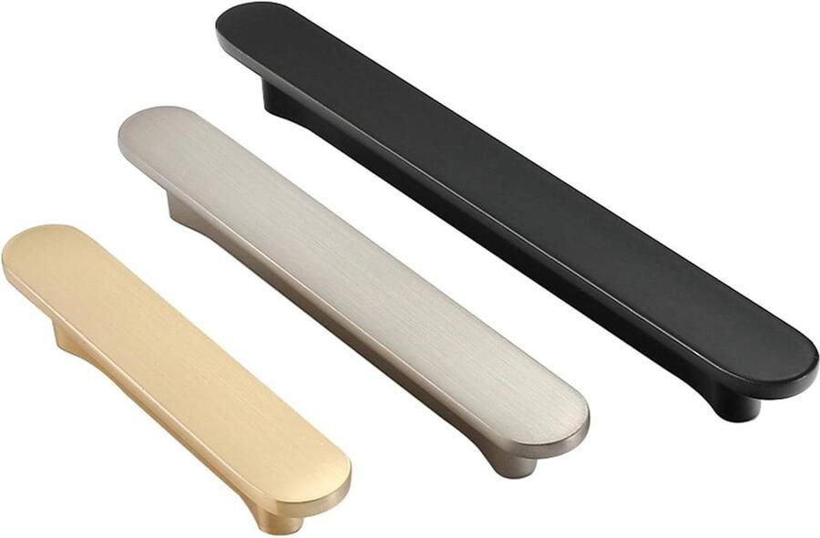 64mm Mat Zwart Roestvrij Staal 2 Stuks Deurgreep Buitenhandgrepen