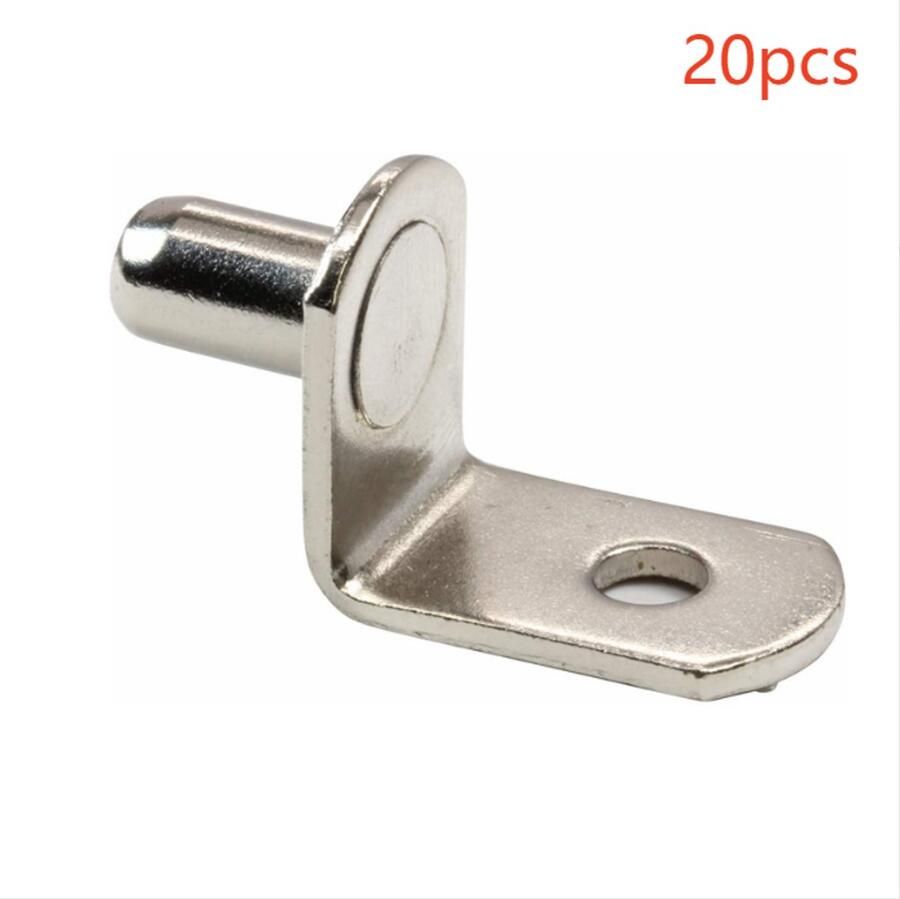 6mm L-vormige beugel kast plank steun nagel met geperforeerde laag board houder zuignap board houder geschikt voor kasten keukens en meubels