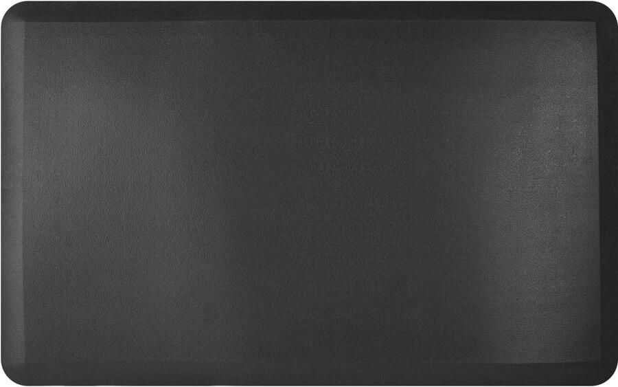 71 x 44 x 1 9 cm dikke anti-vermoeidheid keukenmat dik antislip keukentapijt om te staan waterdichte staande bureaumat gewatteerde comfortabele vloermat voor kantoor thuis bureau (zwart)