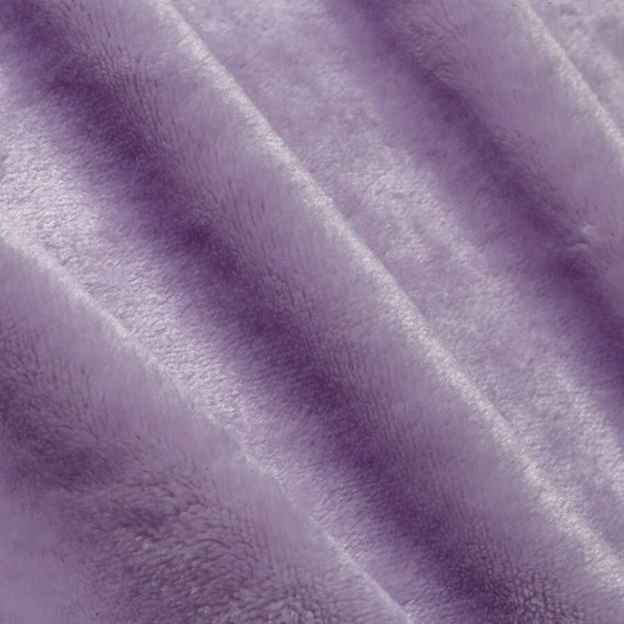 75 x 100 cm knuffelige warme fleece babydeken voor kinderkamer unisex voor peuters ledikant kinderbed (lavendeluil)