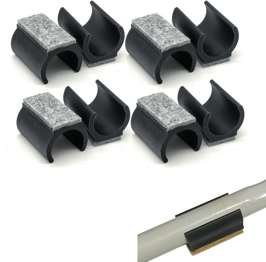 8 Cantilever Chair Glides with Cones and Felt 22 mm Furniture Glides Chair Slides for Rocking Chairs Reduces Noise