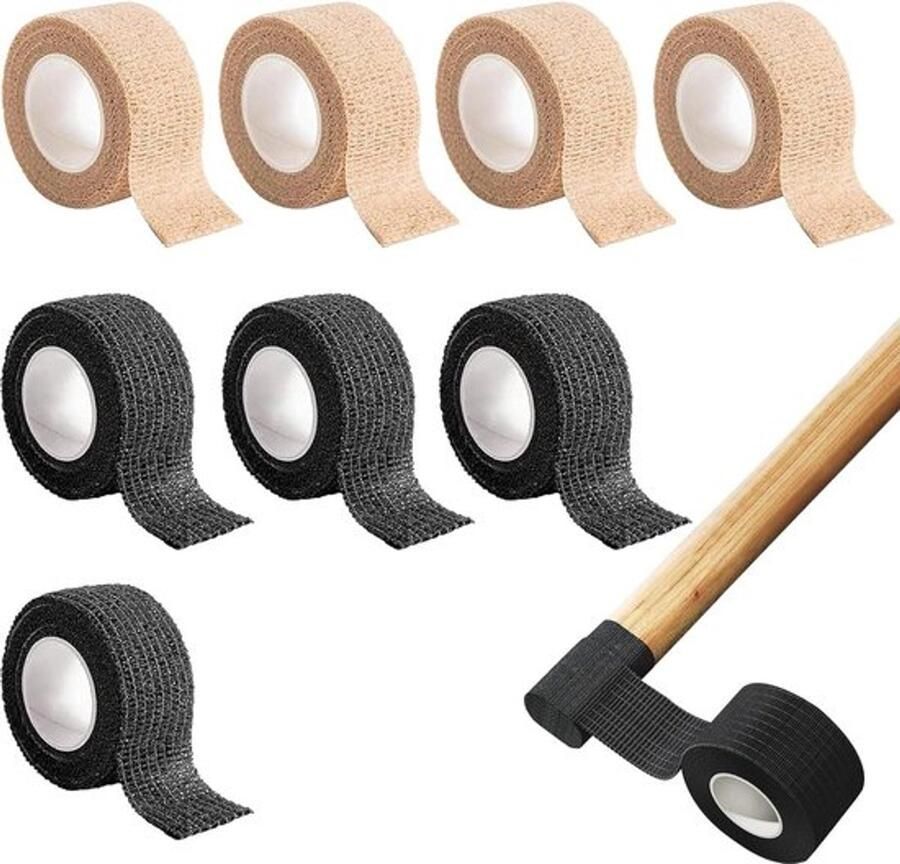 8 Rollen Stoelpootbeschermers 2.5cm × 4.5m Stoelpoot Beschermende Tape Stoelpootdoppen Zelfklevende Vilten Hoezen Waterdichte Antisliptape Stoel Antislip Anti-Slip Stoelpoot Vloerbeschermer Tafel Onderzetter Stoelpoot Beschermers