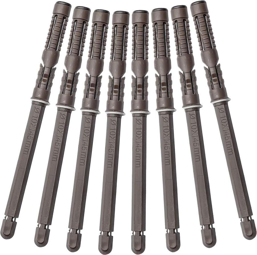 8 stuks drijvende plankbeugel onzichtbare muurbeugel verborgen plankbeugel beugel voor zwevende boekenplanken of wandplanken (10x145mm)