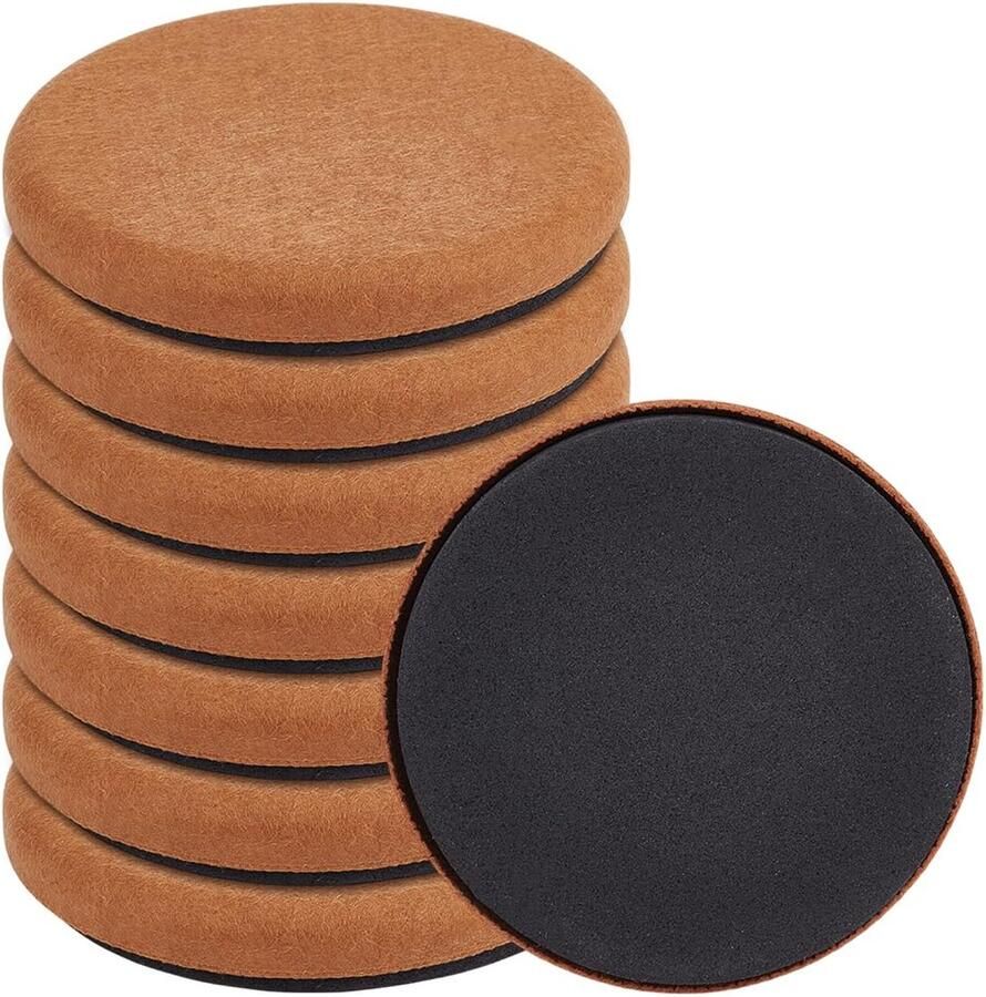 8 stuks antislip EVA-meubelpads 12 cm ronde anti-slip pads herbruikbare vloerbeschermers bescherming tegen krassen voor hardhout tegels of laminaatvloeren set van 8 meubelbescherming vloerbescherming Peru - Foto 2