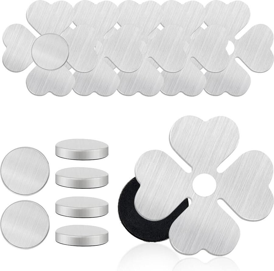 8 stuks magnetische tafelkleedgewichten extra zwaar roestvrij staal buiten en gordijn