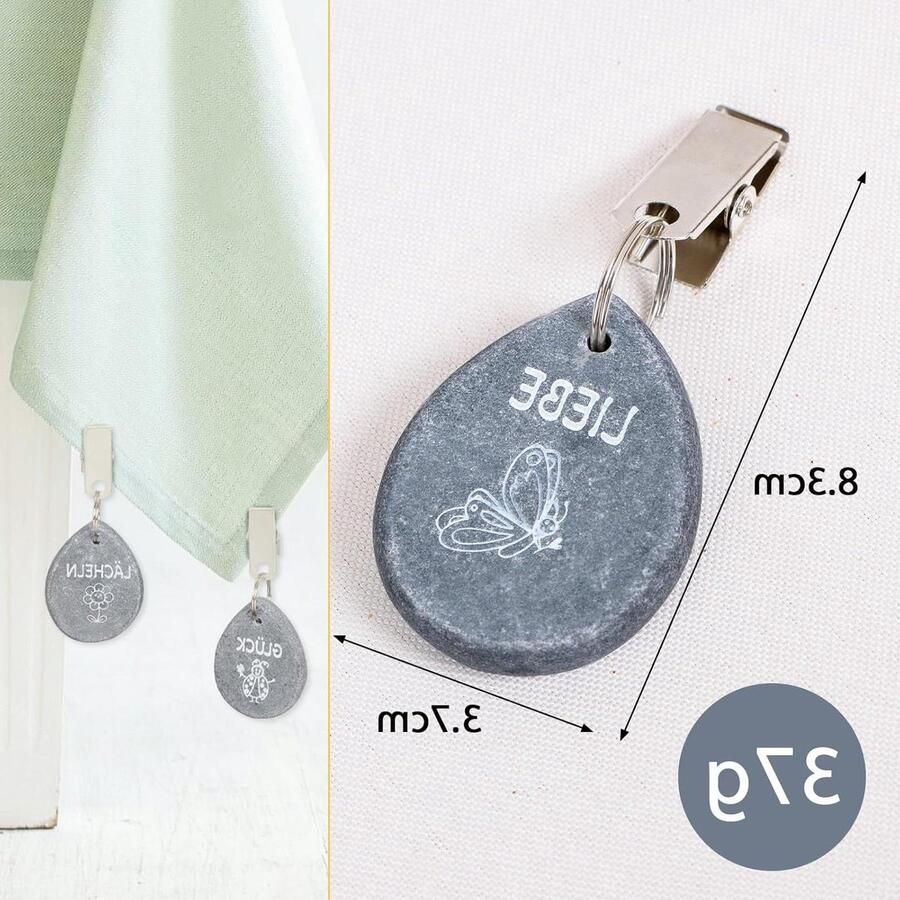 Tafelkleed Gewichten Natuursteen Set van 8 Voor Buiten Tafelkleden Verzwaring Tafelkleedhouder Douchegordijn Verzwaring Tafelkleed Gewichten