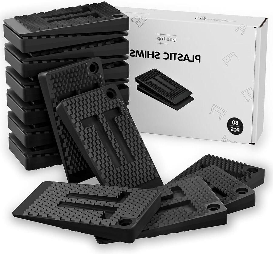 80-delige kunststof lamellen voor nivellering sterke en duurzame tafelwiggen doe-het-zelf levelers voor meubels tafel tafelpoot restaurant slipvaste tafel levelers