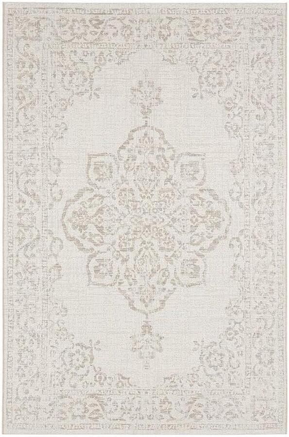 80-x-150-cm-weerbestendig-Oosters-vintage-tapijt-met-medaillon-voor-terras-en-balkon-keukenloper-en-badmat-woonkamer-tapijt-waterdicht-beige