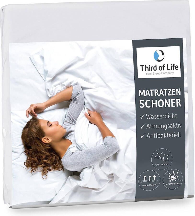 80 x 200 cm waterdicht versleten matras anti-mijt matrasovertrek waterdichte hoes waterdichte matrasbeschermer hygiënische topper 80 x 200