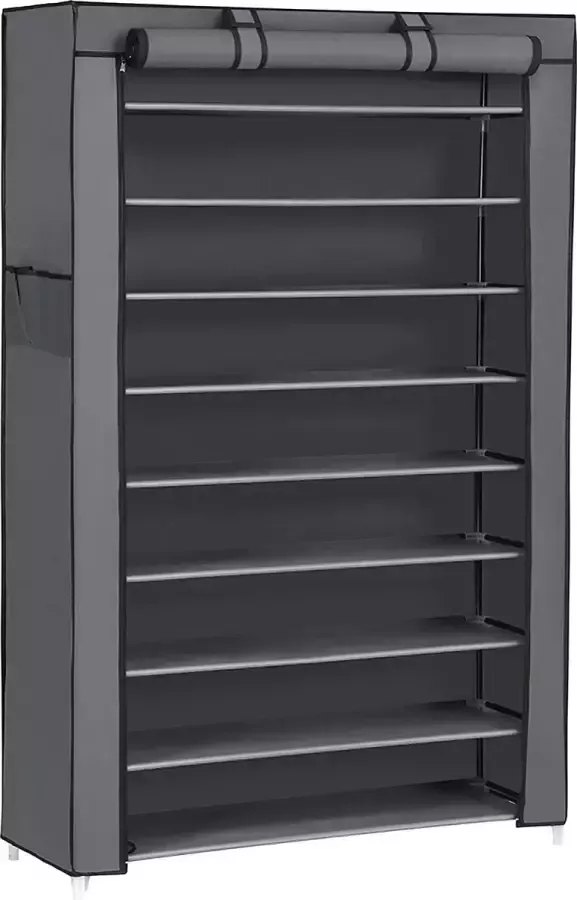 88 x 28 x 160 cm Schoenenrek schoenenkast voor het opbergen van schoenen ruimtebesparend voor veel paar schoenen