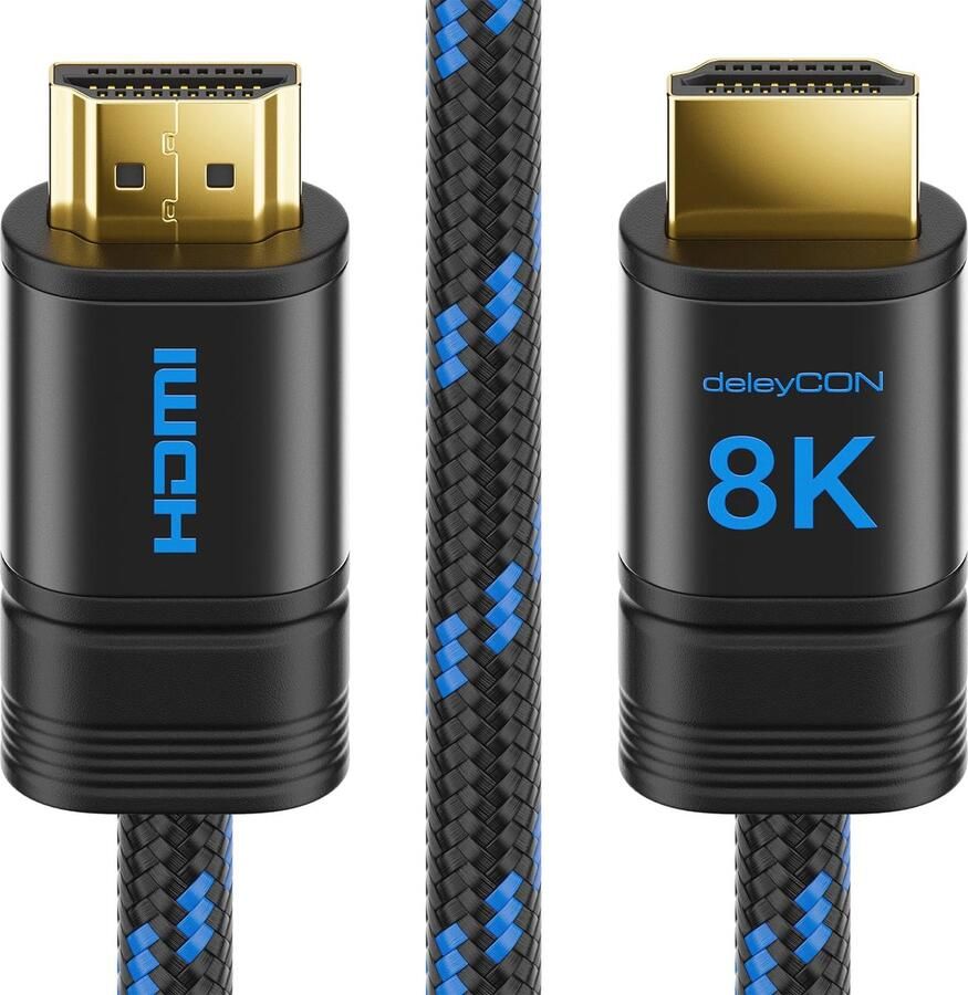 8K HDMI 2.1 Kabel 1 5m Ultra Highspeed Ondersteunt 8K@60Hz 4K@120Hz EARC & Dolby Atmos Perfect voor TV PS5 Xbox en Monitor