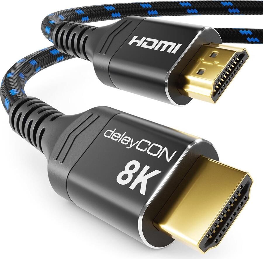 8K HDMI 2.1 Kabel ULTRA Highspeed 48G voor TV PS5 Xbox en Monitor Compatibel met Dolby Atmos en DTS:X