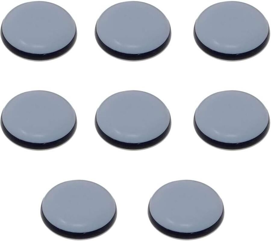 8pcs 30mm Ronde Meubelglijders Zelfklevende Teflon Glijders voor Tafel en Stoelen Bescherming voor Vloeren van Zware Meubels