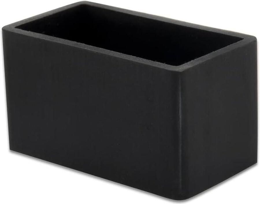 8Pcs Chair Leg Caps Stoppers Anti-Slip Silicone Floor Protectors Rectangle Furniture Table Covers 30 x 60mm 1-3 16 x 2-3 8 Hardwood Floors