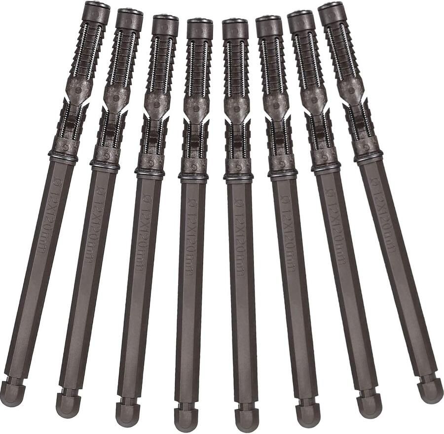 8pcs Floating Shelf Bracket Invisible Wall Bracket Hidden Shelf Bracket voor Floating Bookshelves of Wandplanken (12x120mm)