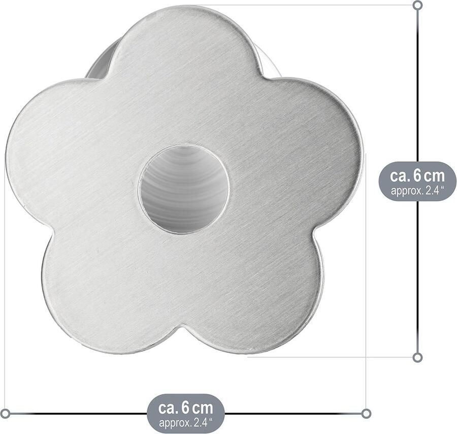 8x tafelkleedgewichten van roestvrij staal magnetische tafelkleedclip ca. 50g