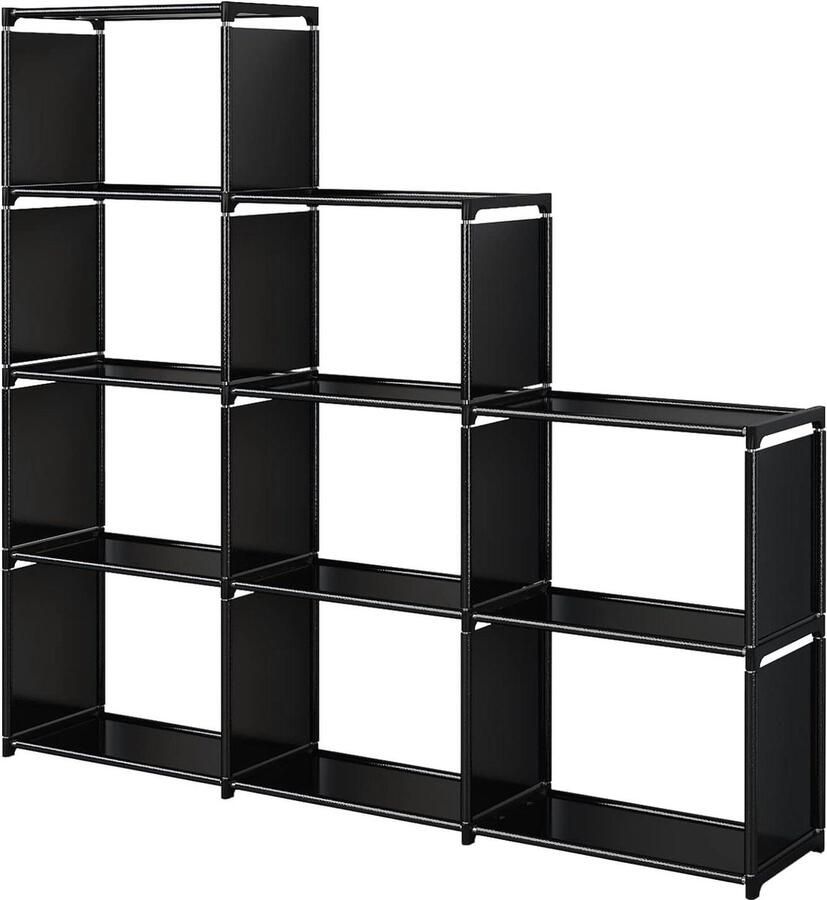 9 Kubus Boekenkast Onder Trappen Opbergunit Modern Design Multifunctionele Kubus Opbergorganizer