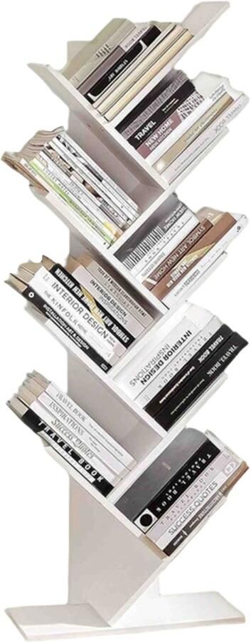 9 niveau boomvorm boekenkast staande plank hoekplank ruimtebesparing 50 cm x 141 5 cm x 25 cm