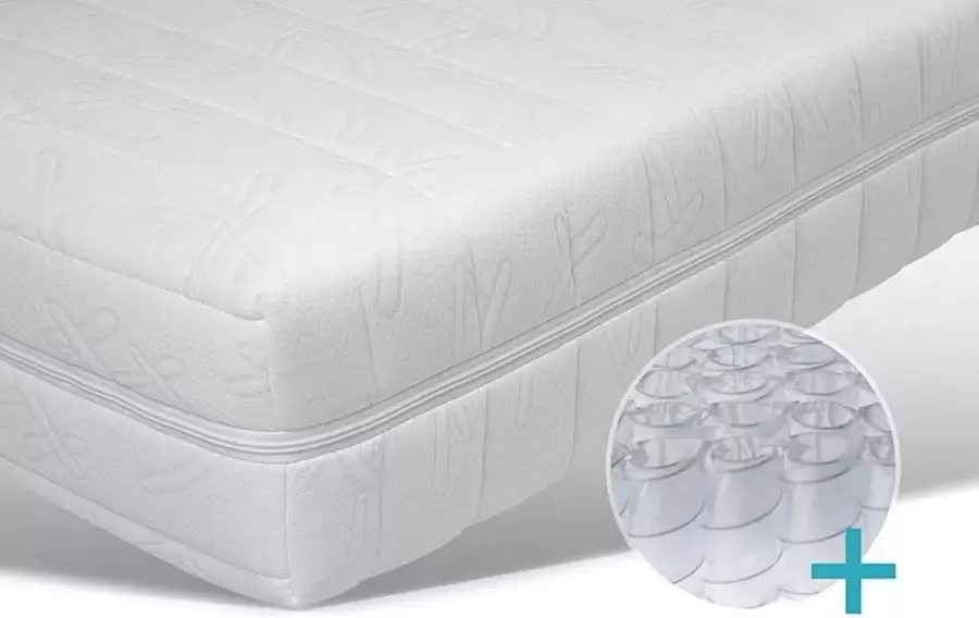 90x200 Luxe Pocketveer matras koudschuim Hybride 20 cm