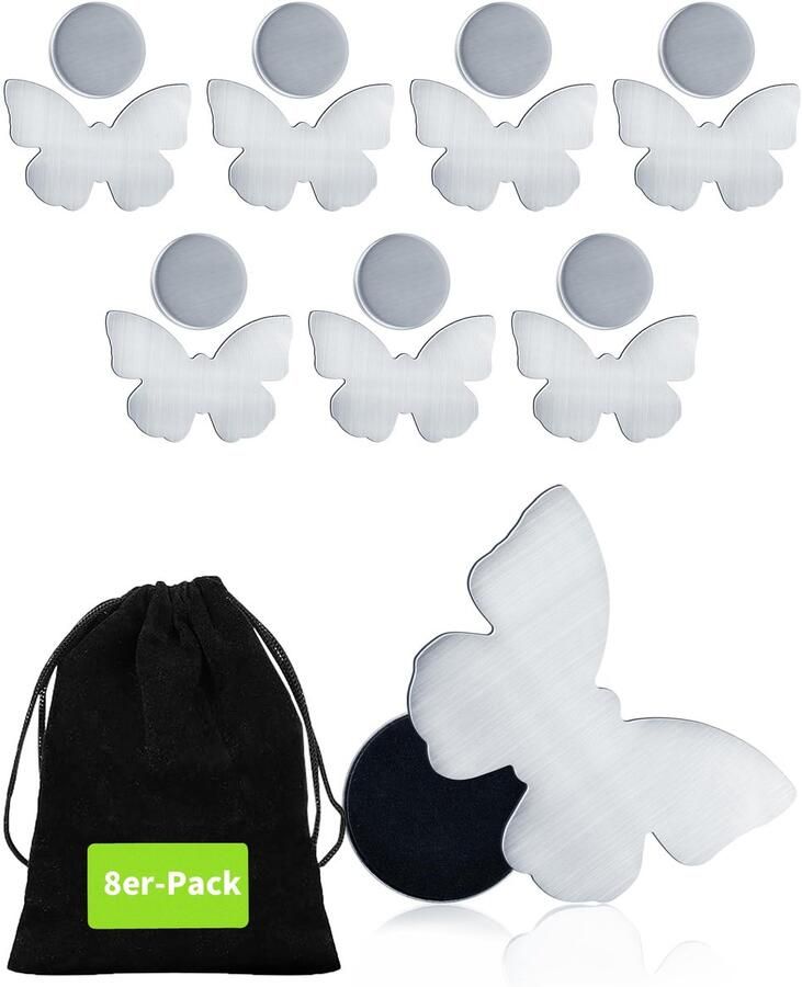 A aBlumen 8 stuks tafelkleedgewichten voor buiten Magneten voor tafelkleden Extra zware tafelkleedgewichten voor buiten Feest Kamperen Bruiloft Tuin Picknick (Vlinder)