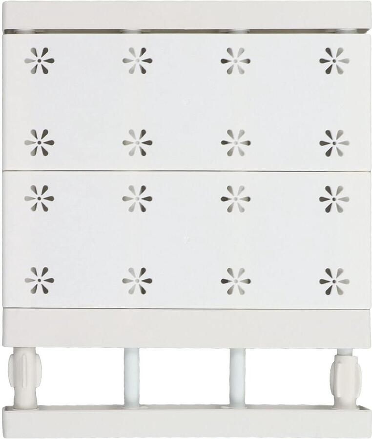 Aanpassing titel: Tension Shelf Adjustable Telescopic Storage Rack Wardrobe Shelf Organizer Divider Separator Expandable Shelves Cabinet 24cm Width (Length 30-40cm)