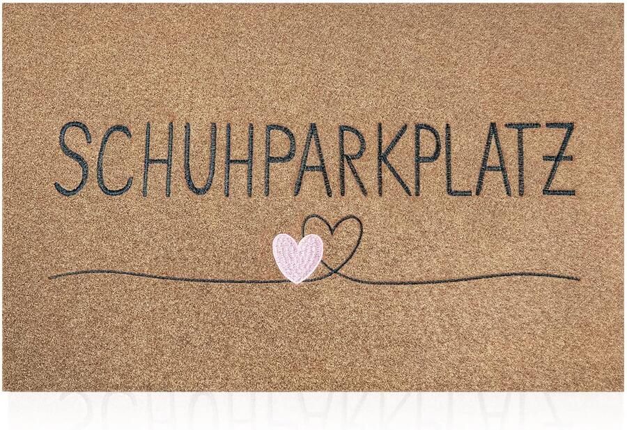 AAZZKANG Buitendeurmatten met duurzame antislip rubberen achterkant zeer absorberend gemakkelijk schoon te maken voor voordeur extra stevig bruin