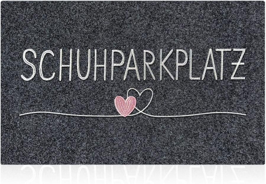 AAZZKANG Schoenparkeerdeurmat Antislip Deurmat Ultra Absorberend Modder Gemakkelijk te Reinigen Voordeurmatten Entreemat voor Buiten Binnen Grijs