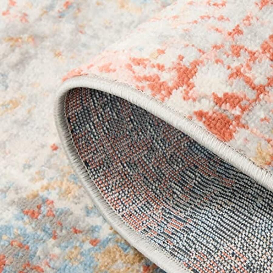 Abstract Vintage Vloerkleed 140x200 cm Modern Tapijt voor Woonkamer Slaapkamer en Eetkamer Onderhoudsvriendelijk en Hypoallergeen