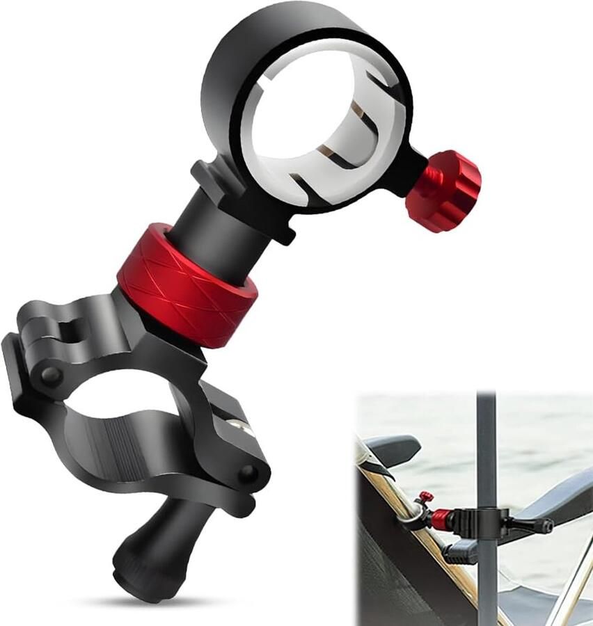 Accessoires voor Parasols -Campingparaplustandaard- voor PatioTafel Balkon Achtertuin- -Hengel- en parapluhouder-1 pcs Zwart-360° -Verstelbaar