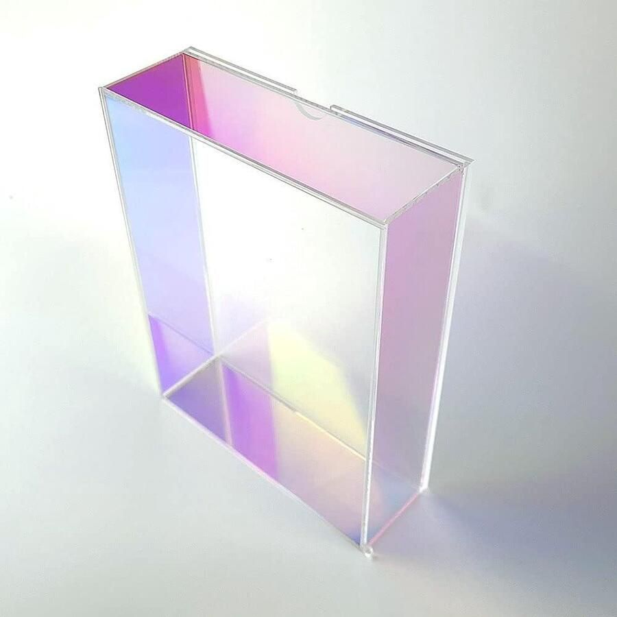 Acryl Shadow Box Vitrine Transparant Wandmontage en Tafelblad Binnendiepte 45 cm