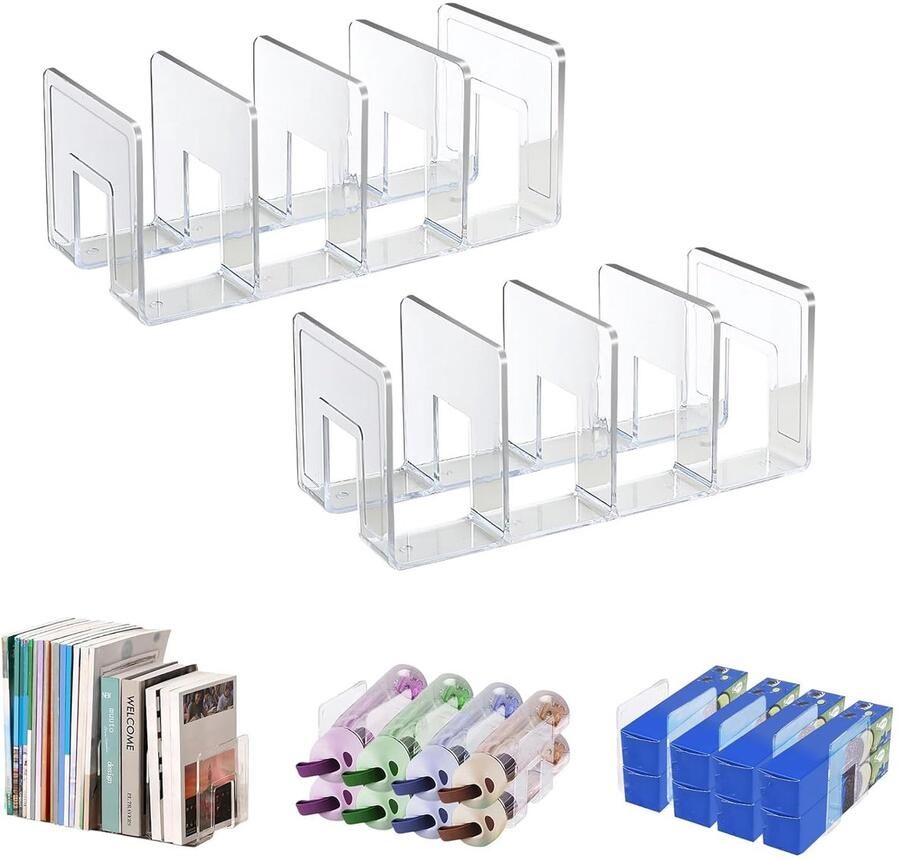 Acryl Tijdschrift Houder Desk Organizer 2 Stuks