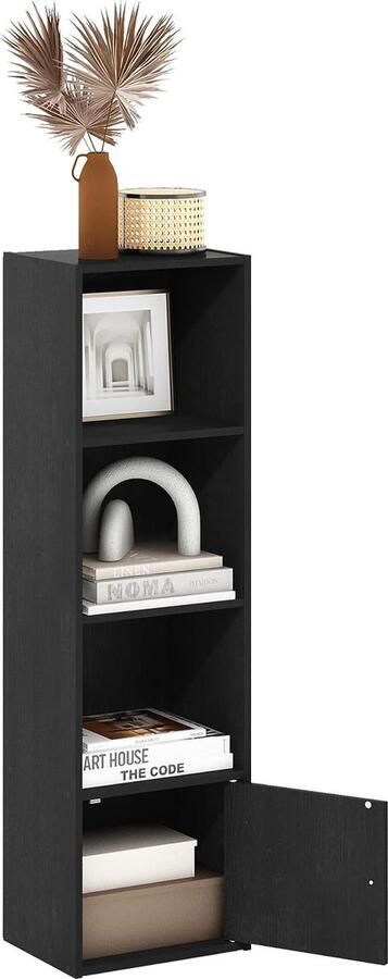 Adderrek staand rek voor woonkamer slaapkamer thuiskantoor stijlvol design boxes shelves bookcase 23 62 (D) x 30 48 (B) x 106 17 (H) cm