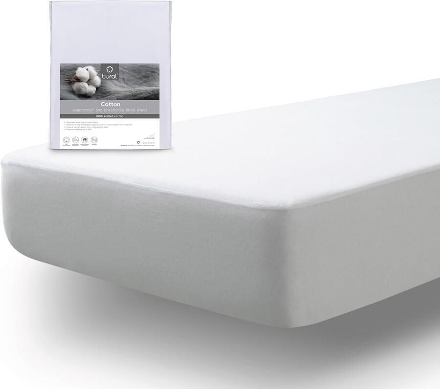 Ademend Matrasbeschermer 70x140cm Waterdichte Topper voor Kinderbed Oeko-Tex Gecertificeerd