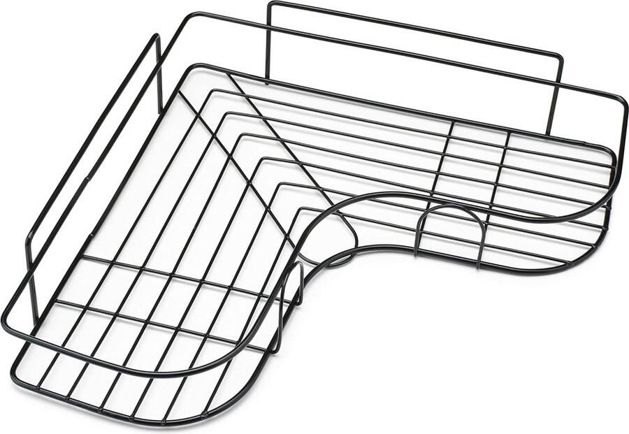 Luvetrex Adhesieve Hoek Doucheplank Ruimtebesparend Plankje zonder Boren voor Badkamer Set van 2