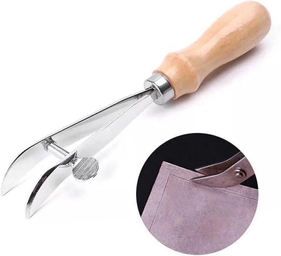 Adjustable Leather Groove Leather Outer Edge Groller Handmade Leather Working Tools Leather Tools