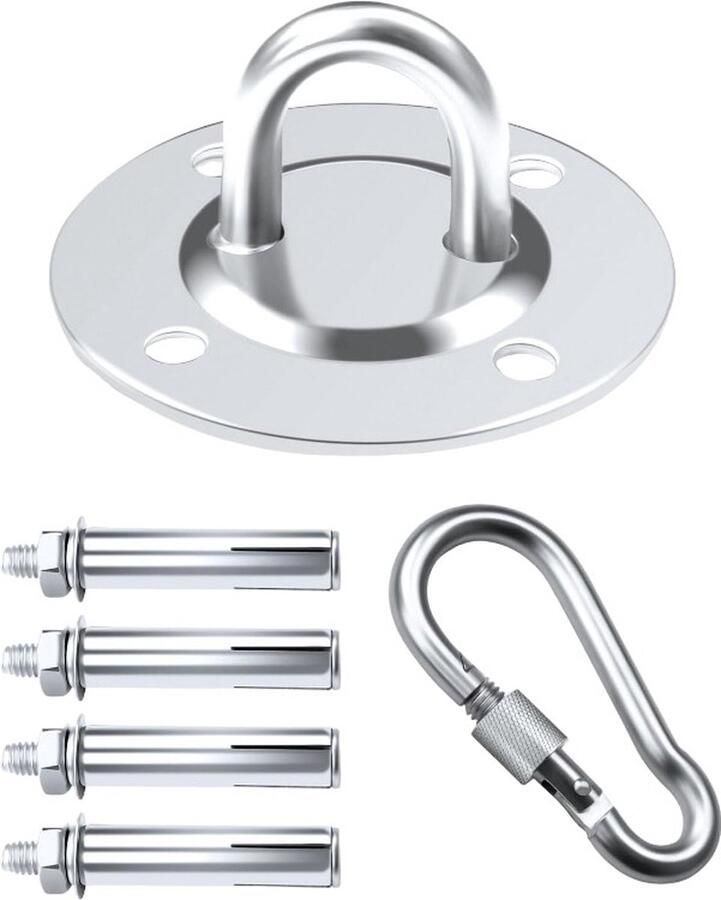 Aerial Yoga Hangblad-Veer Hangstoel Accessoires-Roestvrij staal-Swing Hook-Geschikt voor verschillende scenario's-Fitnessapparatuur Accessoires