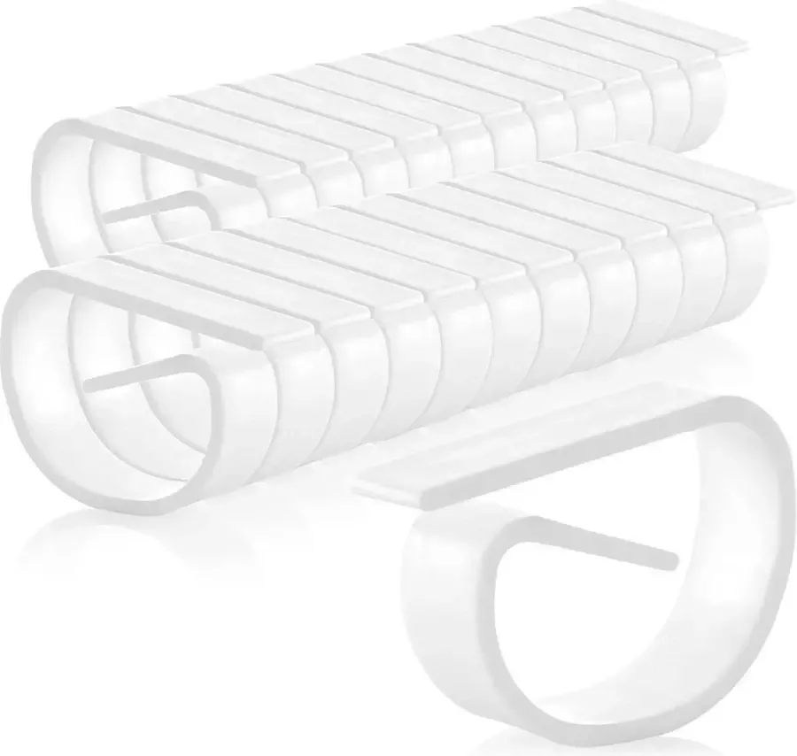 afelkleedclips van onbreekbaar plastic in wit tafelkleedgewicht tafelkleedhouder gemaakt in