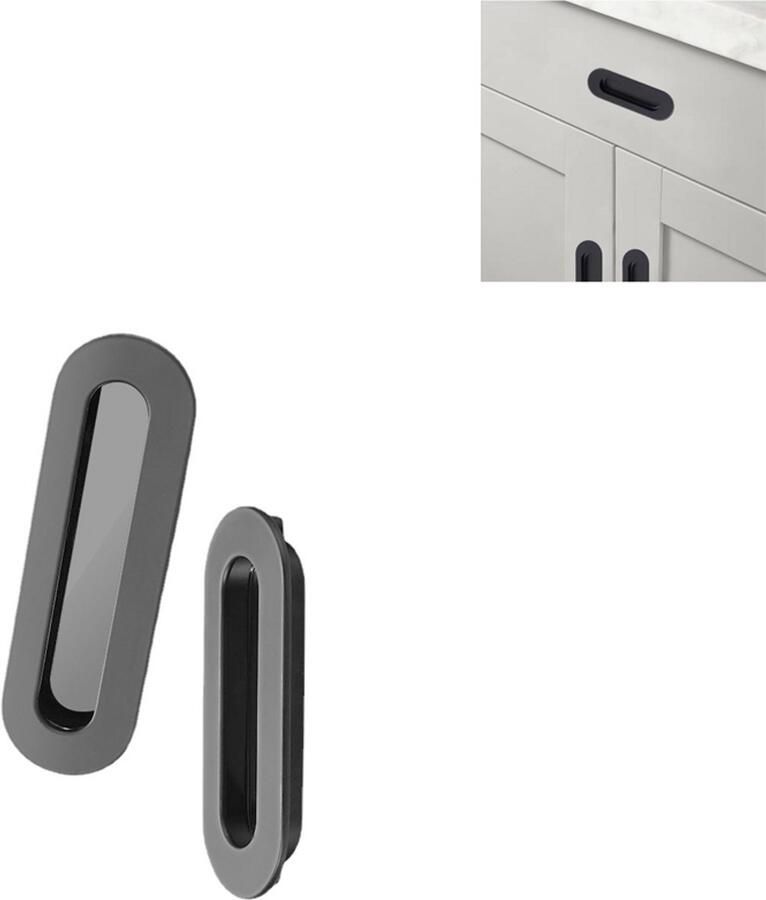 Afgerond Moderne Greep Inclusief Schroeven Handvat voor Kast Keukenkast Lade Of Deurtje Keukengreep Meubelgreep Kastgreep