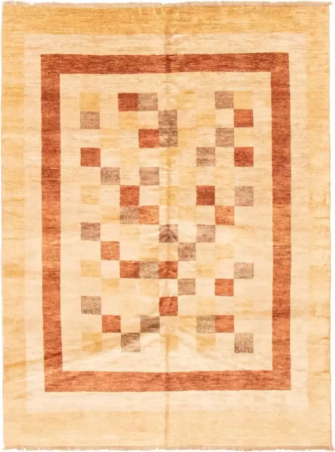 Afghan Finest Ziegler Chobi Blauw Vloerkleed 249 x 72 cm Handgemaakt