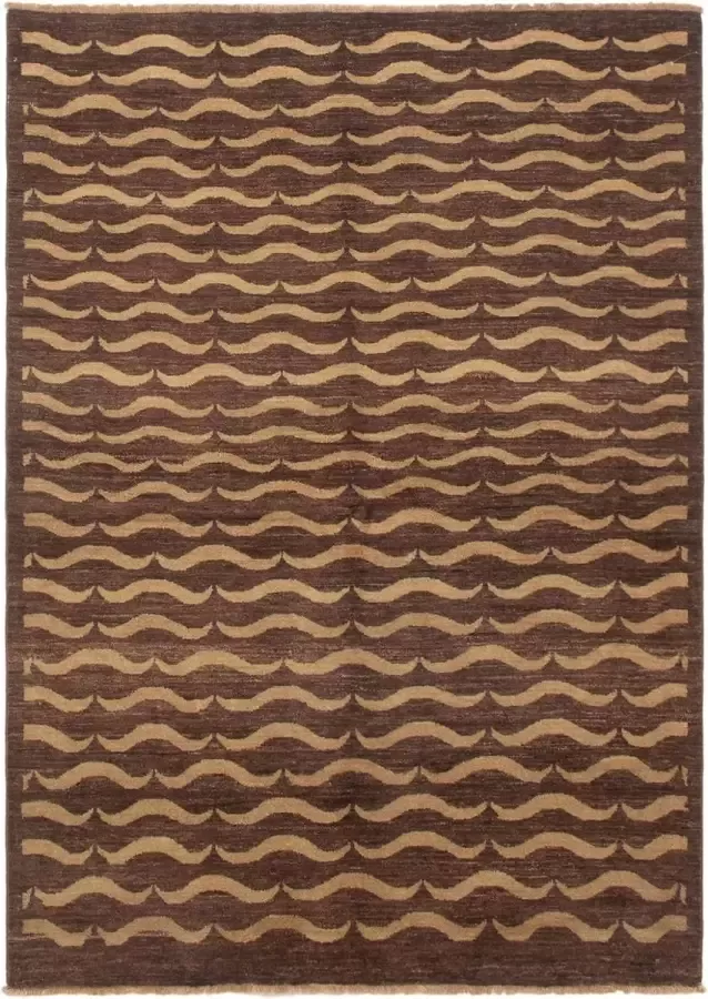 Afghan Finest Ziegler Chobi Bruin Vloerkleed 239 x 67 cm Handgemaakt