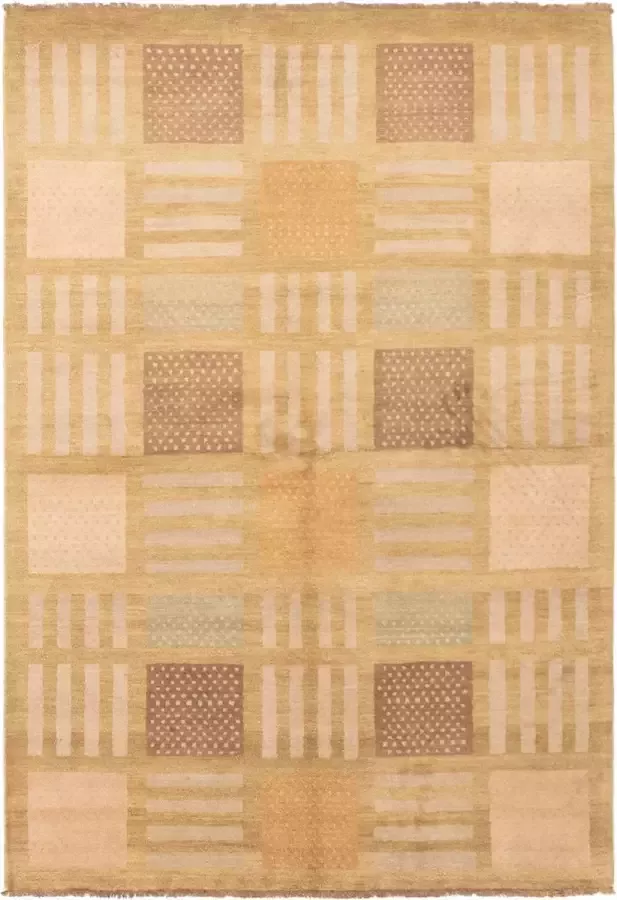 Afghan Finest Ziegler Chobi Groen Vloerkleed 249 x 68 cm Handgemaakt