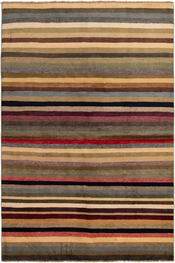 Afghan Finest Ziegler Chobi Groen Vloerkleed 257 x 66 cm Handgemaakt