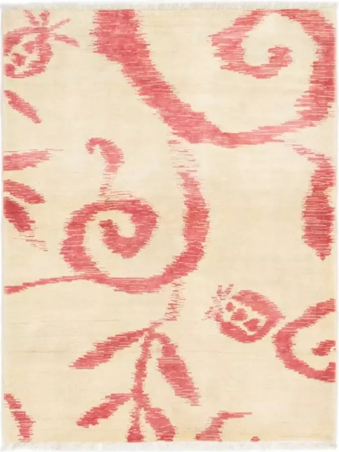 Afghan Finest Ziegler Chobi Ivoor Vloerkleed 178 x 53 cm Handgemaakt