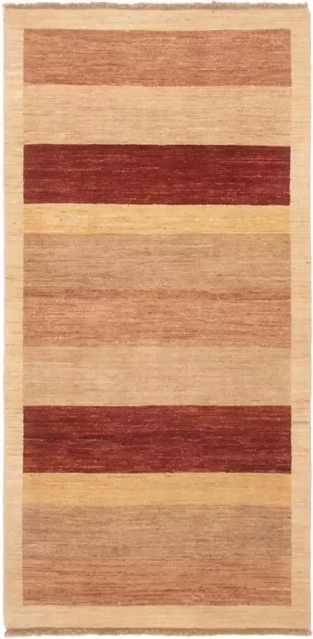 Afghan Finest Ziegler Chobi Ivoor Vloerkleed 206 x 40 cm Handgemaakt