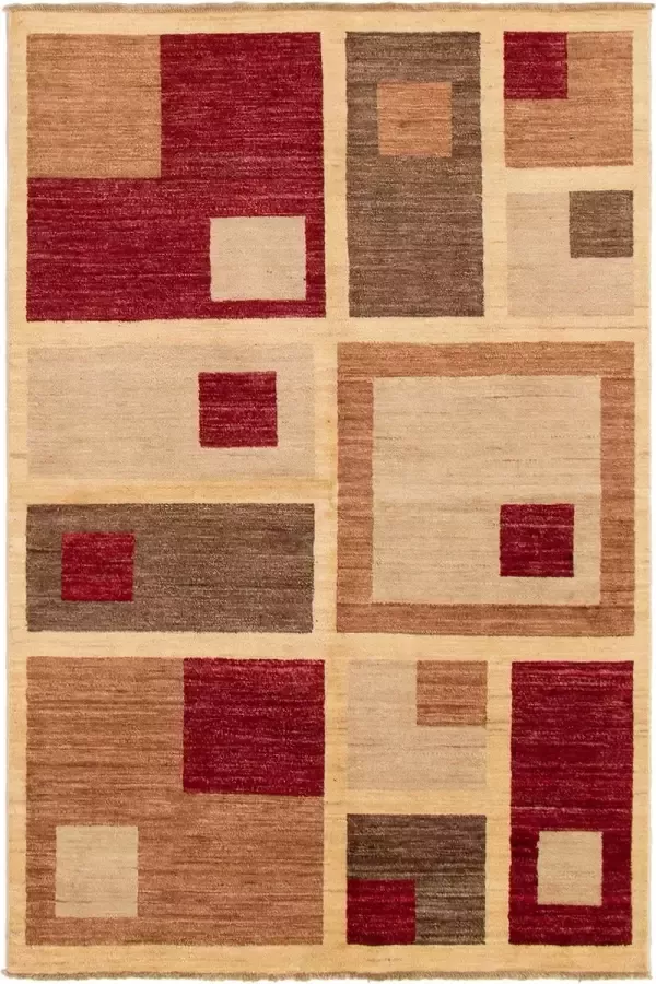 Afghan Finest Ziegler Chobi Ivoor Vloerkleed 208 x 55 cm Handgemaakt