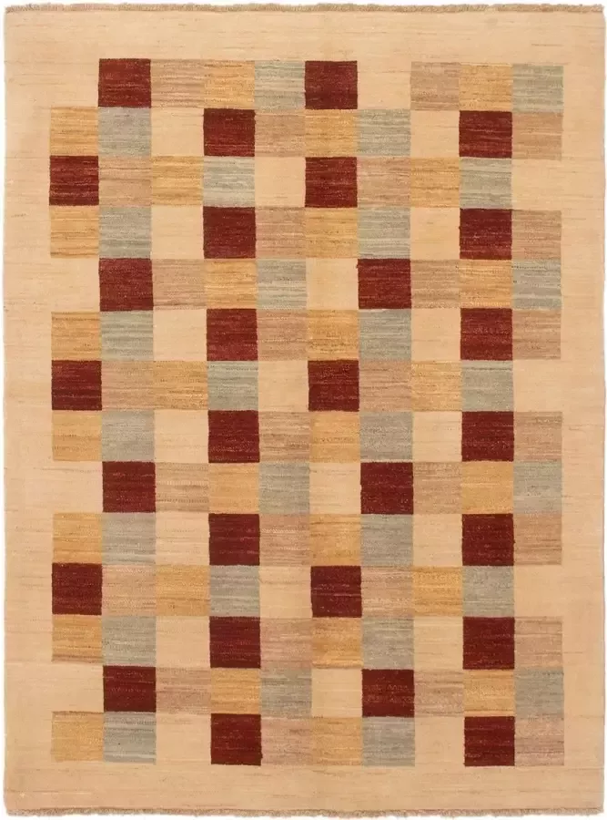 Afghan Finest Ziegler Chobi Ivoor Vloerkleed 208 x 62 cm Handgemaakt