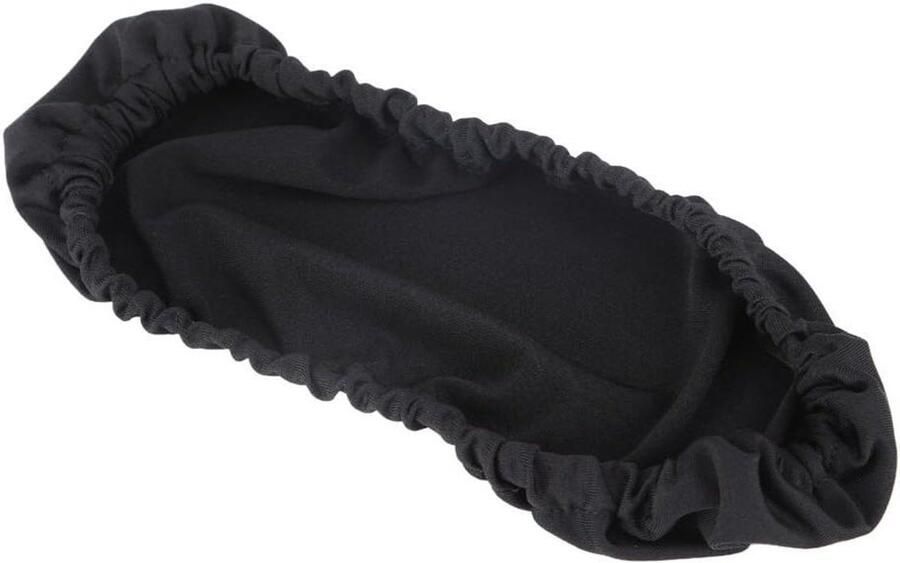 Afneembare Hoezen voor Armleuningen voor Bureaustoelen 1 Paar (Zwart)