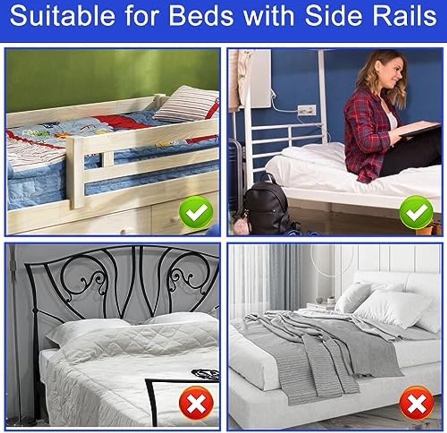 Afneembare nachtkastplank voor bed Organisator voor slaapkamer en slaapzaal